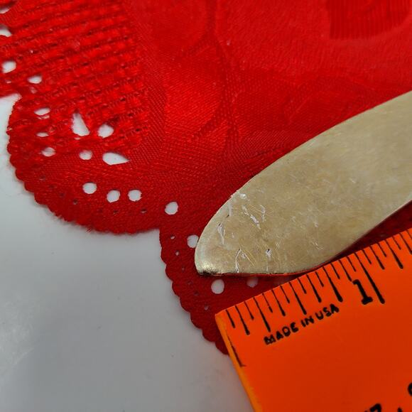 5X Serving Pieces 1939 ROYAL ROSE Oneida Nobility Plate Silverplate Spoons Sprea - Picture 13 of 14